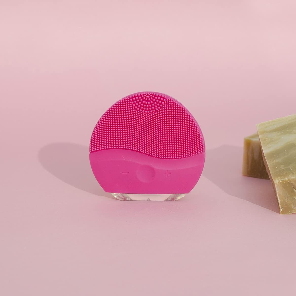 Electric Silicone Facial Cleanser Massage Brush for Face Routine and Skincare Anti-Aging Softens Skin and Firming Waterproof